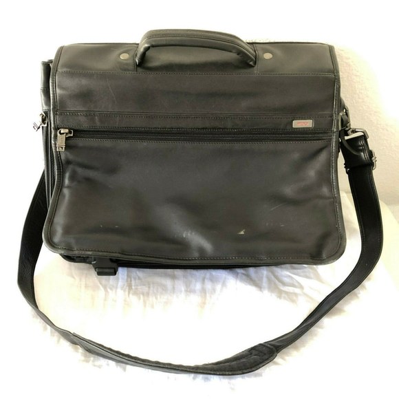 tumi messenger bag leather